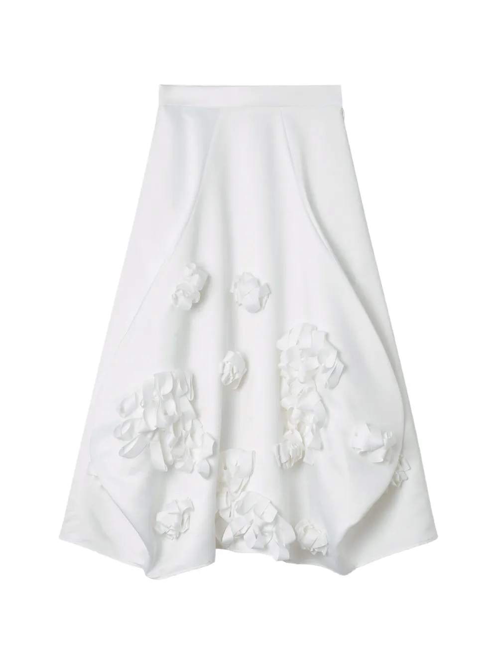 Enföld ruffled-embellished A-line skirt