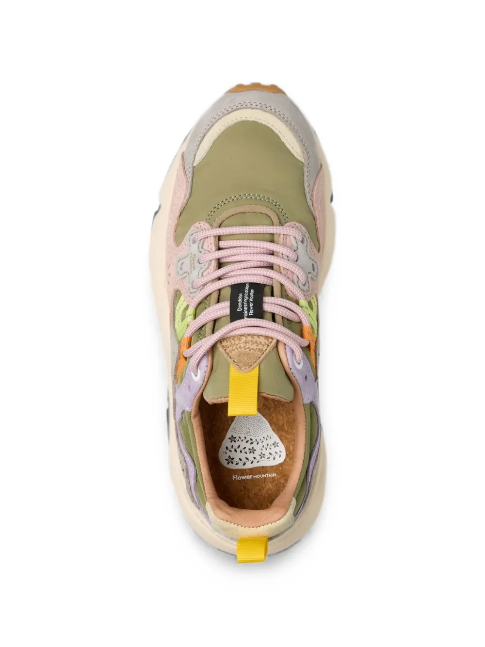 FLOWER MOUNTAIN Yamano 3 suede sneakers Groen