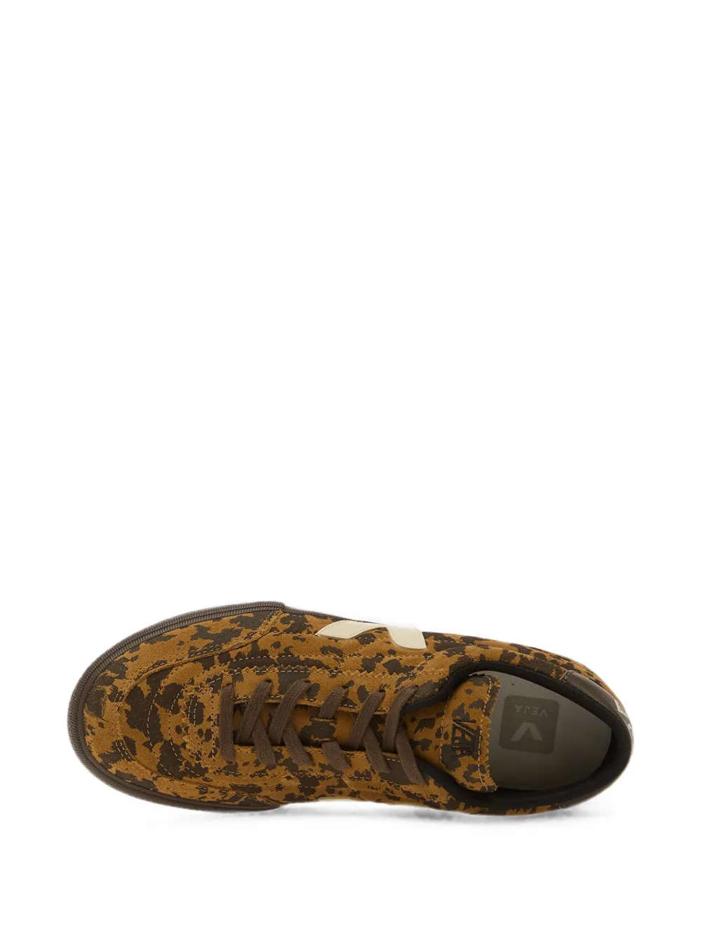 VEJA Panenka suede tent black bark sneakers Bruin