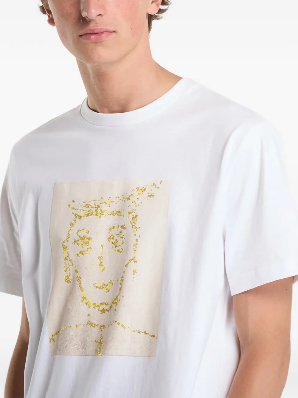 A.P.C. Jean Portrait T-shirt Wit