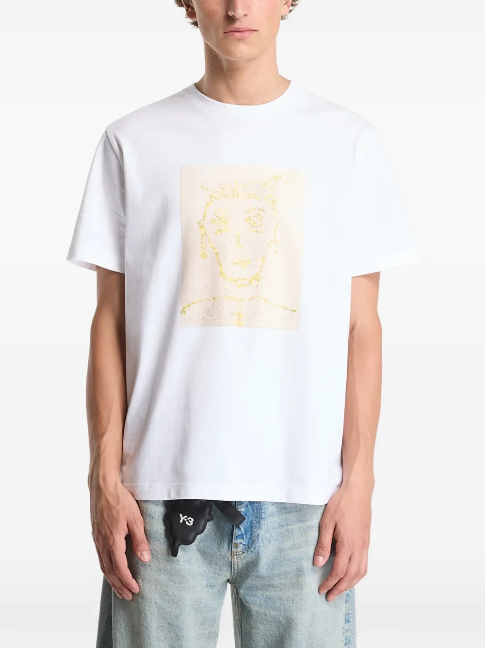 A.P.C. Jean Portrait T-shirt Wit