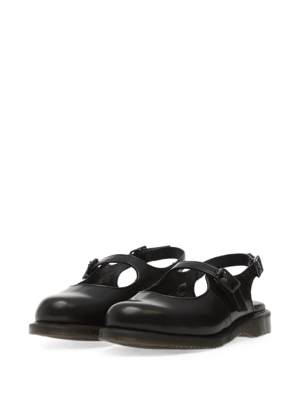 Dr Martens Madaline Mary Jane buckle-fastening slingback ballet flats Zwart