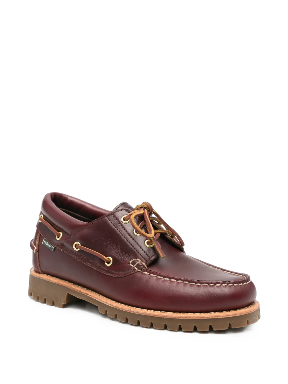 Sebago Acadia Premium boat shoes Rood