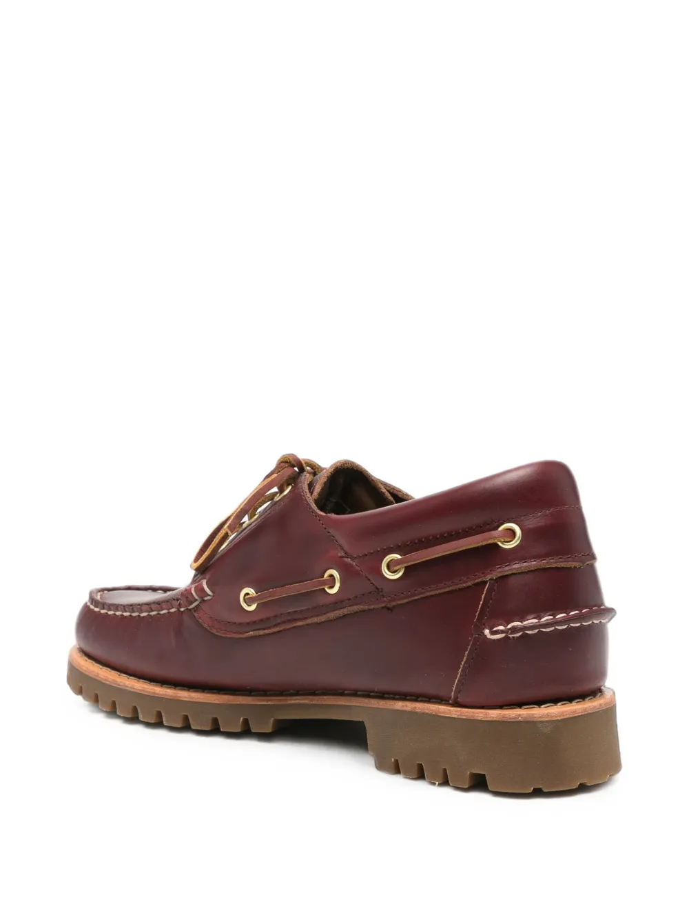 Sebago Acadia Premium boat shoes Rood
