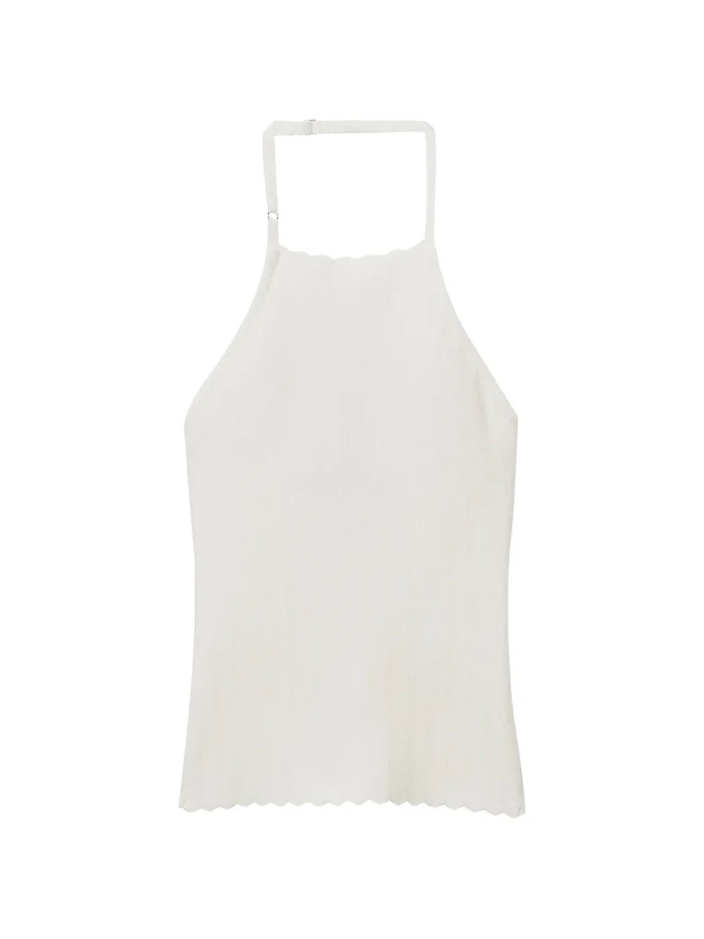 Jacquemus Top con scollo all'americana - Bianco