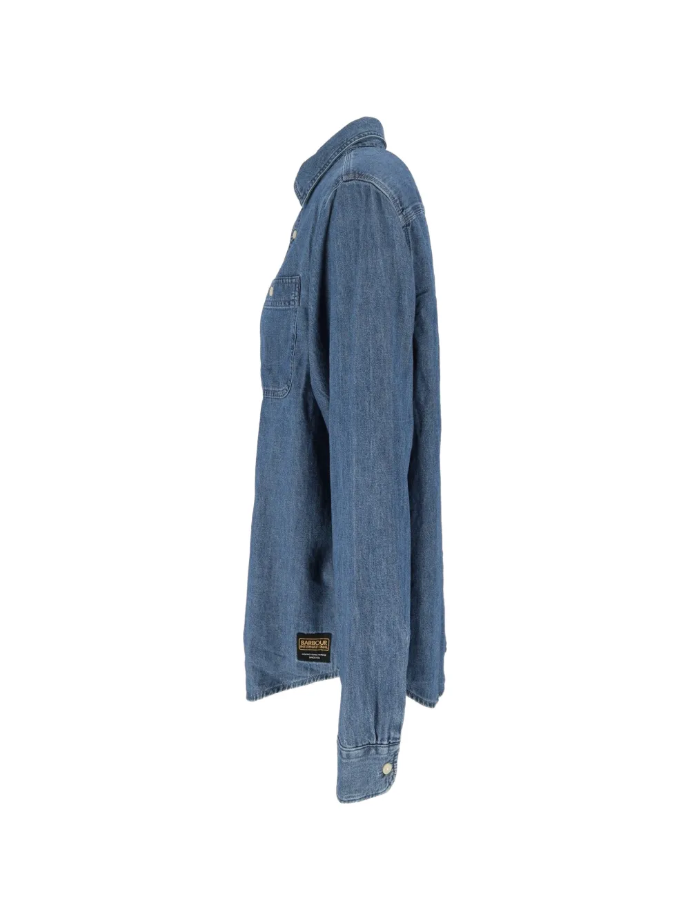 Barbour International Dufton chambray shirt Blauw
