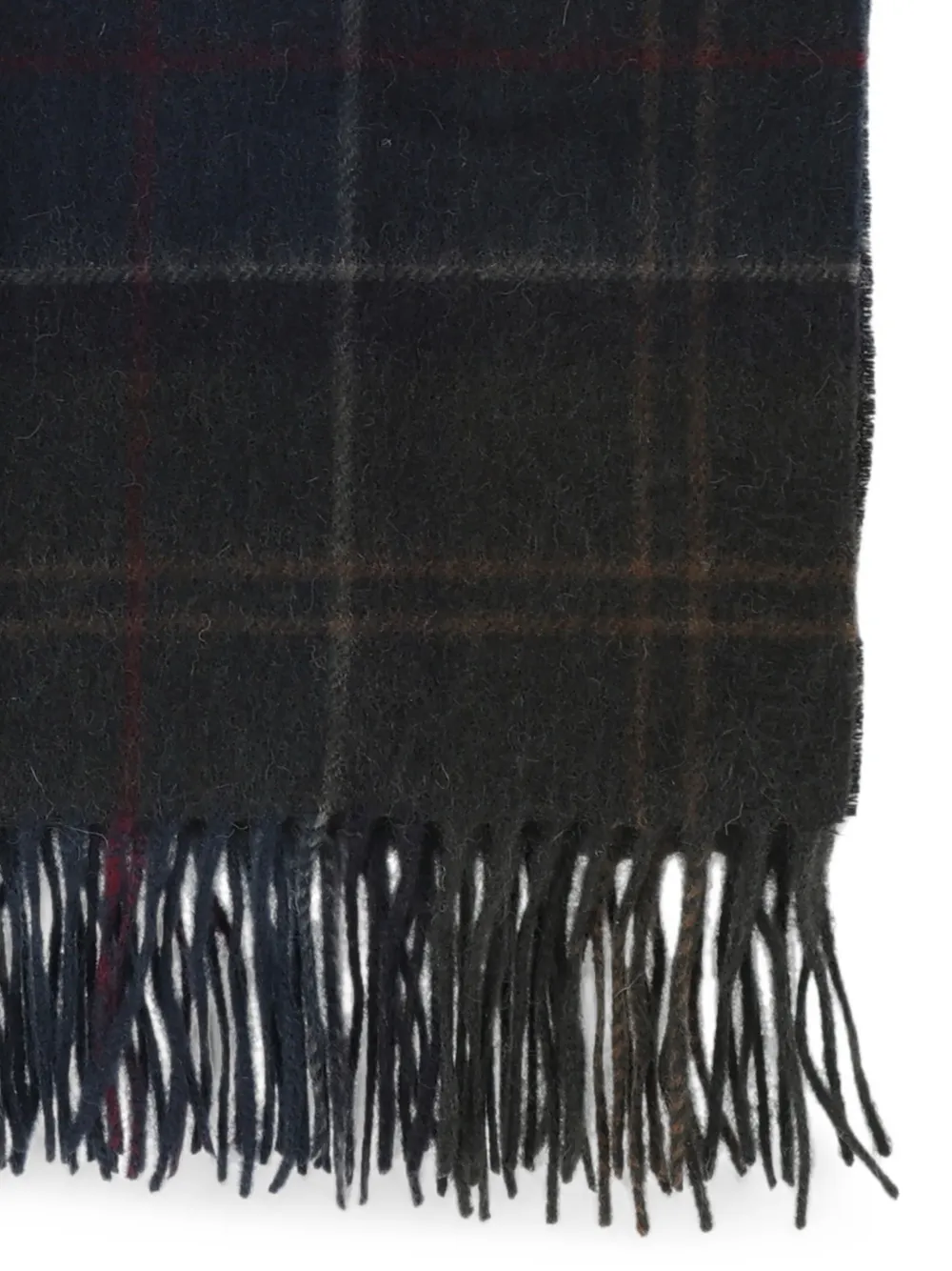 Barbour Braden wollen sjaal met tartan-ruit Blauw