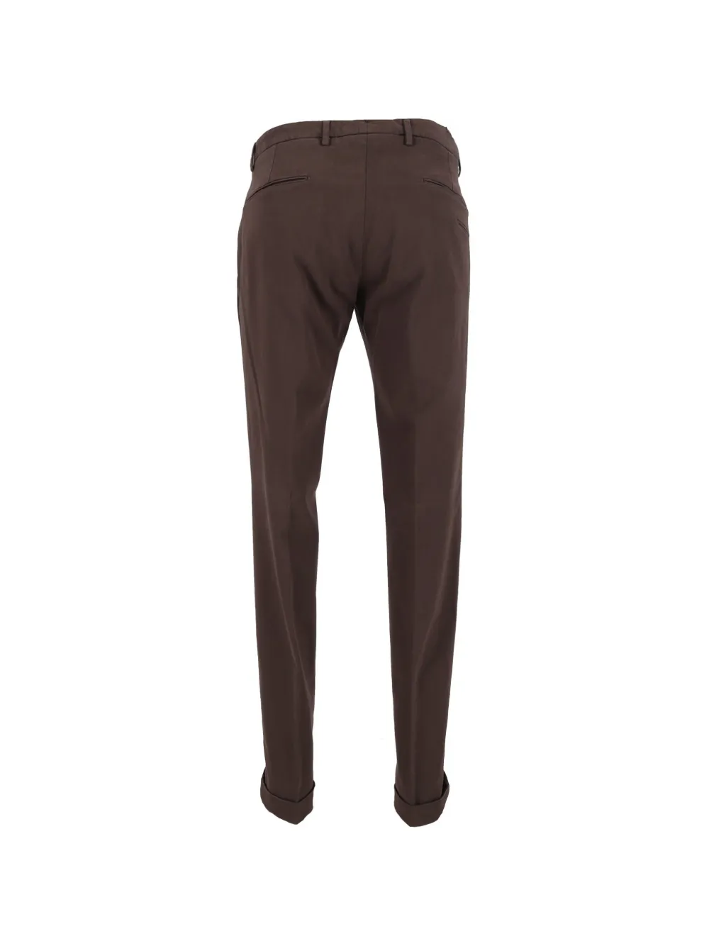 Briglia 1949 straight-leg turn-up trousers Bruin