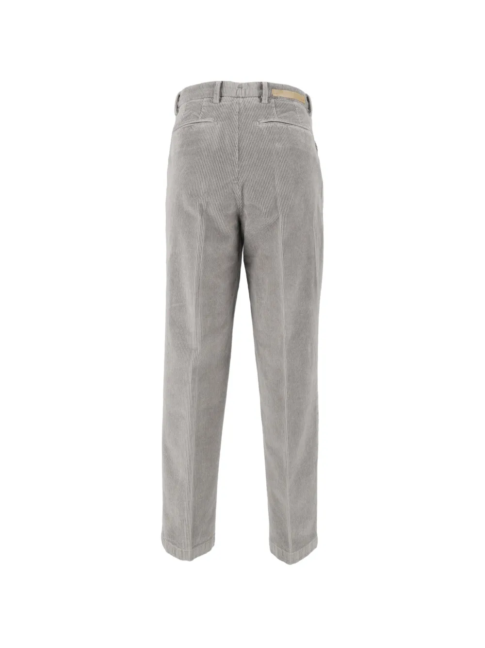 Briglia 1949 Ribfluwelen broek met riemlussen Grijs