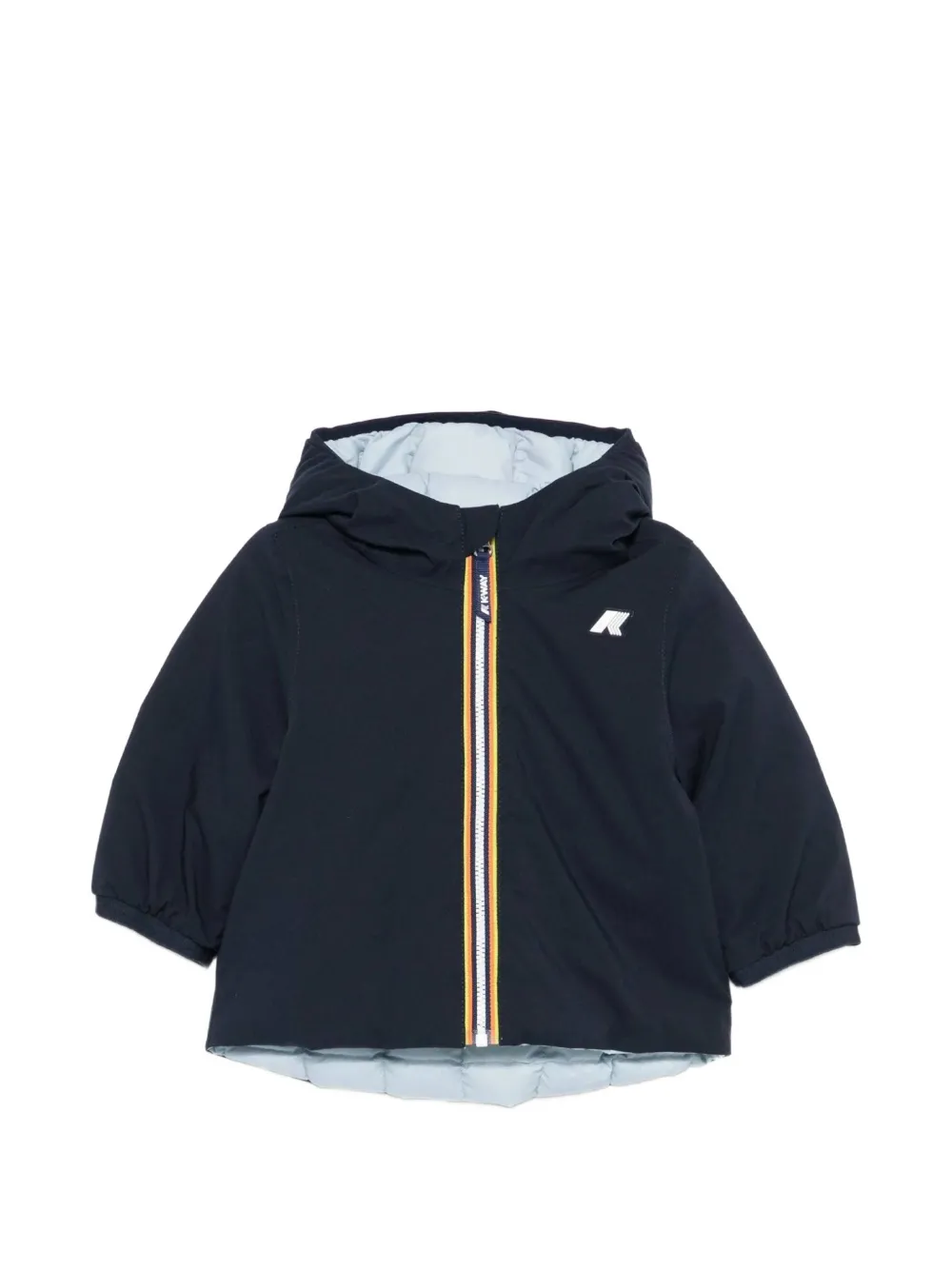 K Way Kids Le Vrai Claude reversible padded jacket - Blu