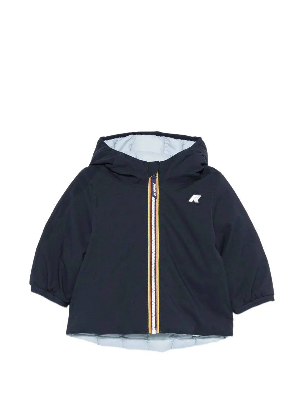 K Way Kids Le Vrai Claude reversible padded jacket - Blu