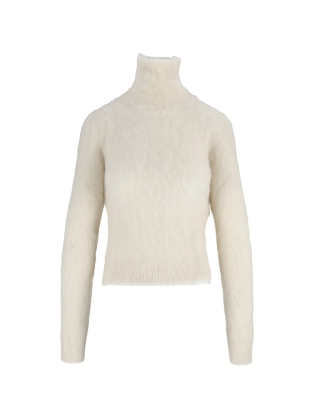 DONDUP Rollkragenpullover in Fuzzy-Strick - Nude