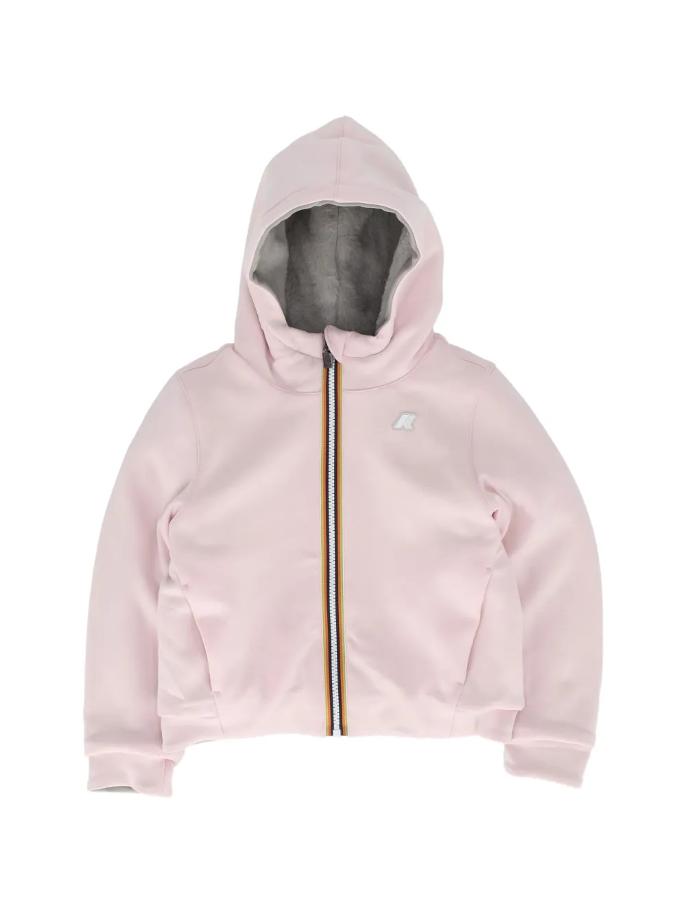 K Way Kids Giacca P. Deva reversibile con cappuccio - Rosa