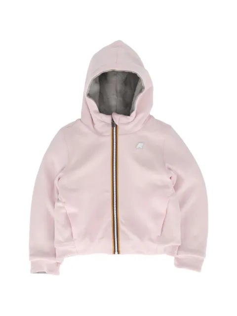 K Way Kids P. Deva reversible hooded logo-patch jacket