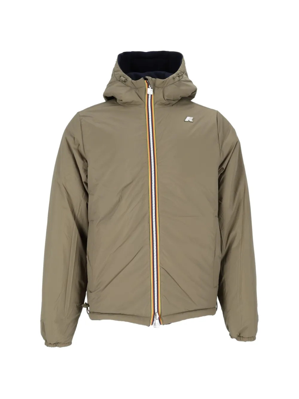 K-Way Jack Spacer omkeerbaar jack met capuchon Blauw