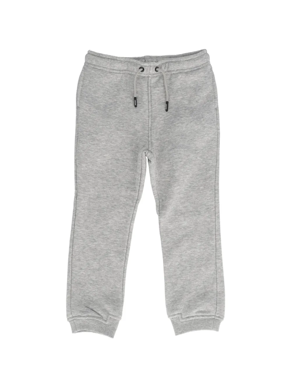 K Way Kids logo-patch drawstring track pants Grijs