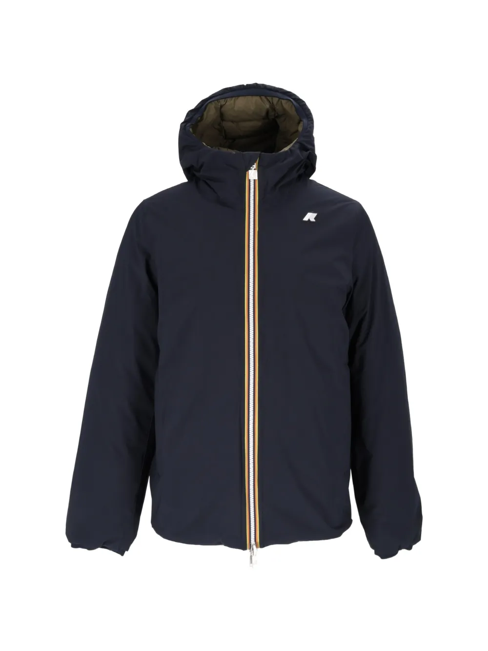 K-Way Jack St Thermo omkeerbaar jack met capuchon Blauw