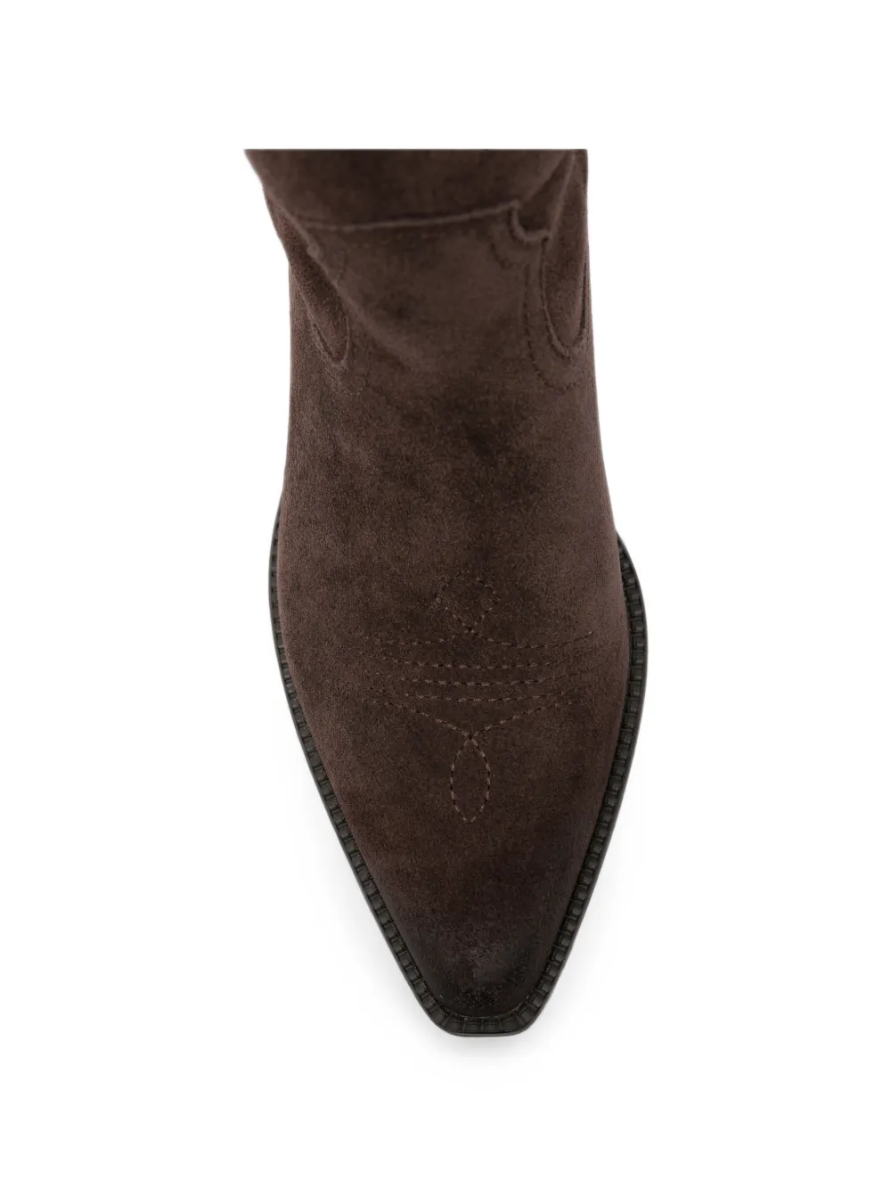 LIU JO embroidered leather boots Bruin