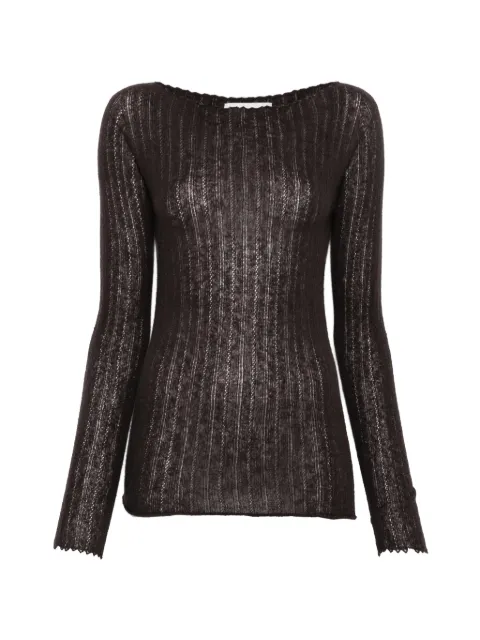 Vanisè ribbed-knit long-sleeve top