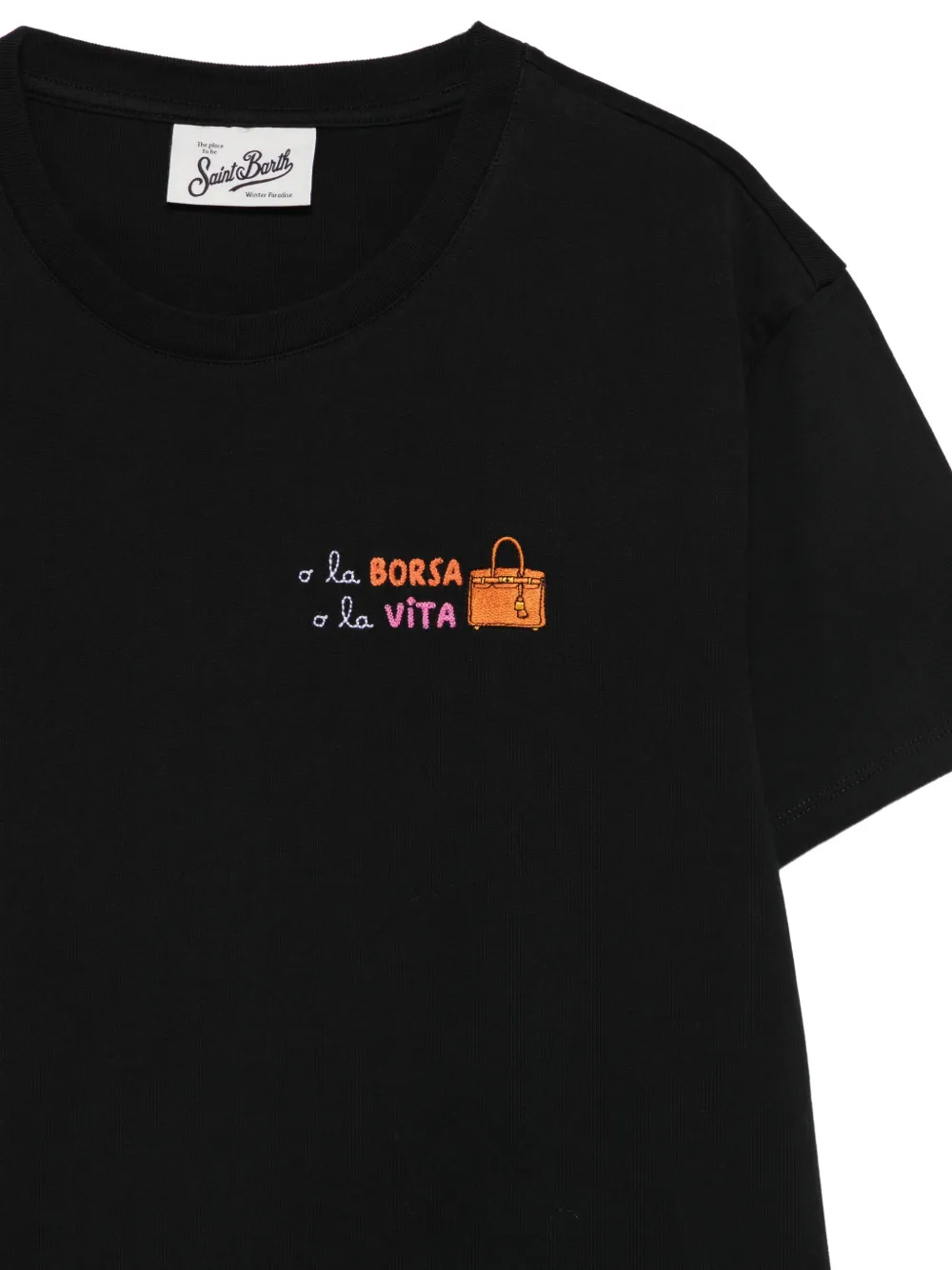 MC2 Saint Barth Emilie T-shirt Zwart