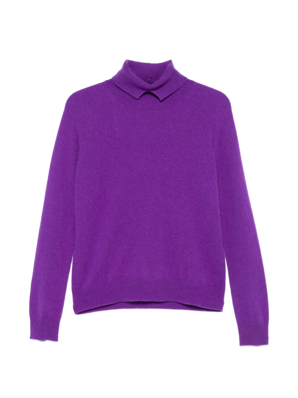 Vanisè collared roll-neck sweater - Violett