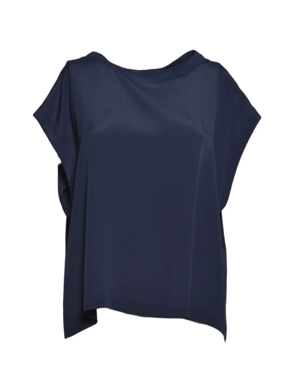 MOMONÌ Top con scollo a barca - Blu