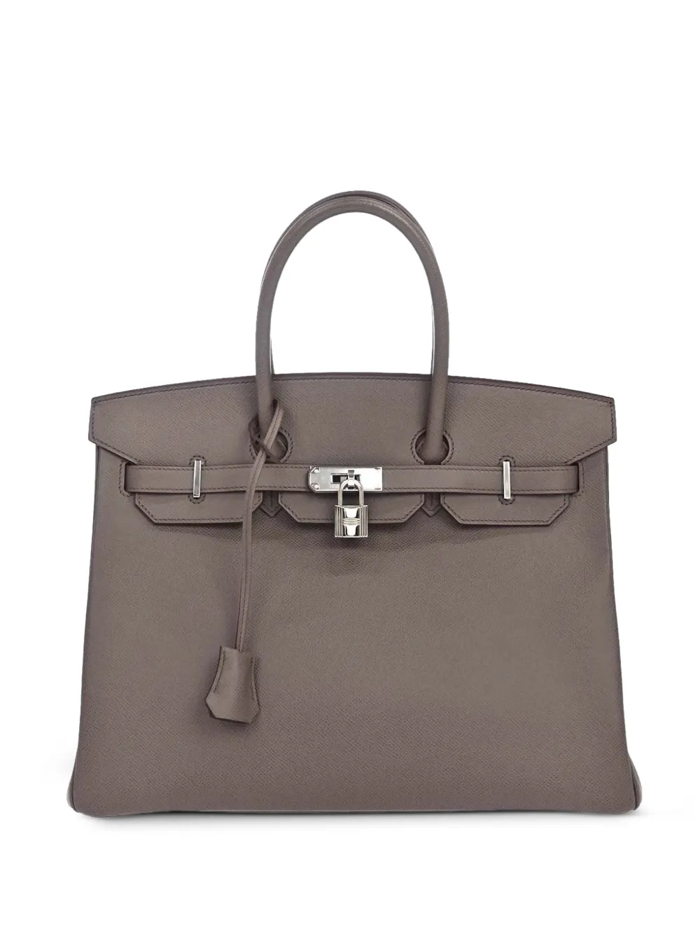 Hermès Pre-Owned 2017 Epsom Birkin 35 handbag - Marrone
