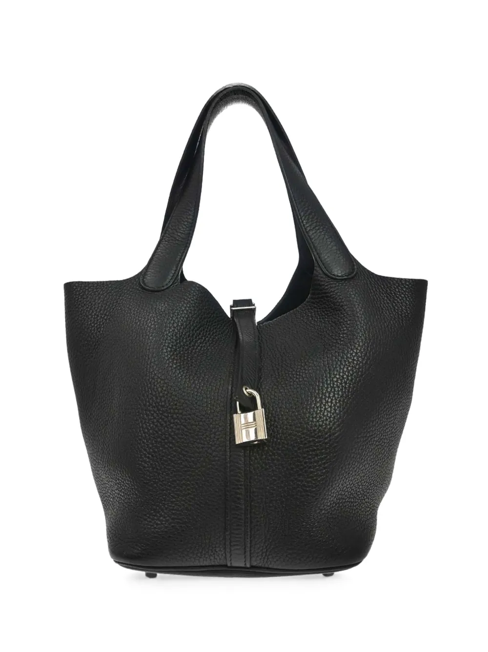Hermès Pre-Owned 2018 MM Togo Picotin Lock 22 handbag - Nero