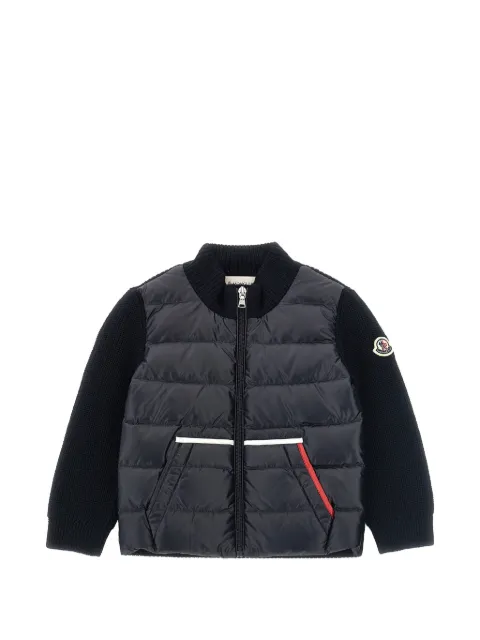 Moncler Enfant padded hybrid cardigan