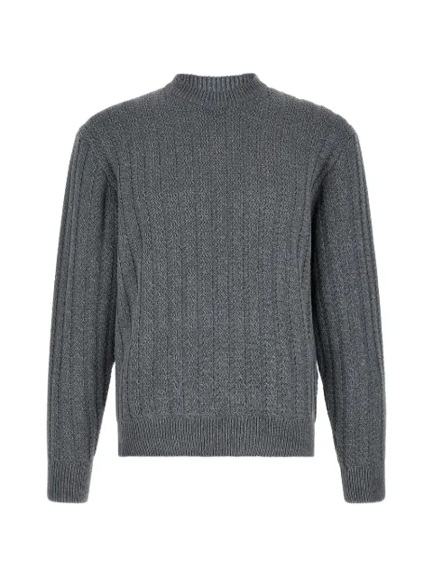 BOSS textured-knit cotton sweater