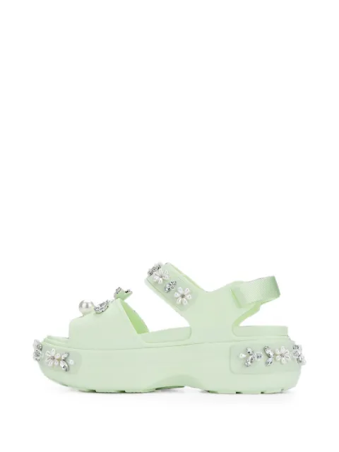 Crocs sandalias Soho con detalles de cristal en colaboración con Simone Rocha