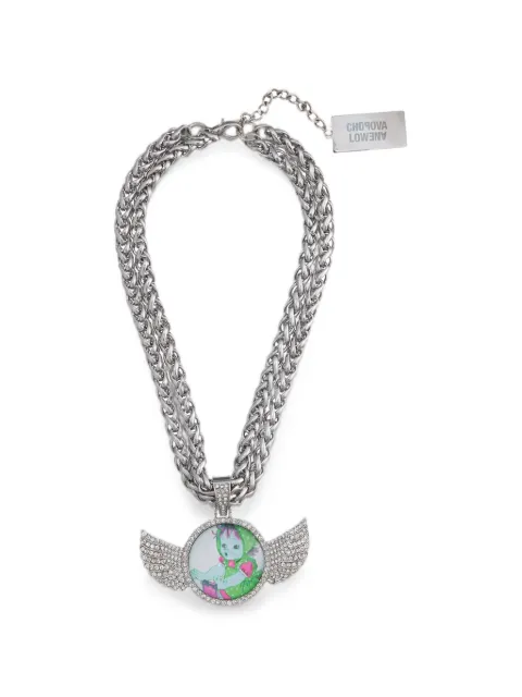 Chopova Lowena Baby double-chain charm necklace