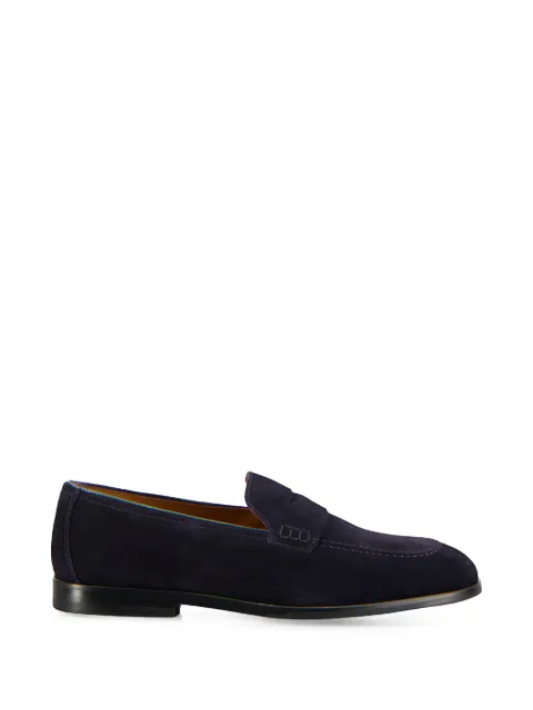 Doucal's mocasines de gamuza con detalle penny