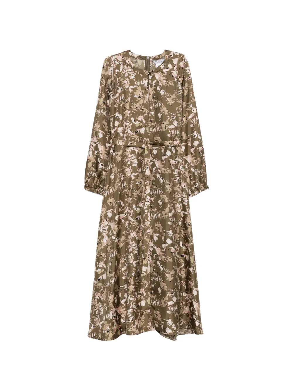 Max Mara floral-print belted midi dress