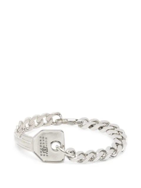 MM6 Maison Margiela key-pendant curb-link bracelet