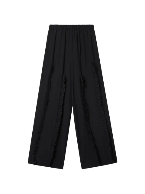 Enföld ruffle-trimmed trousers