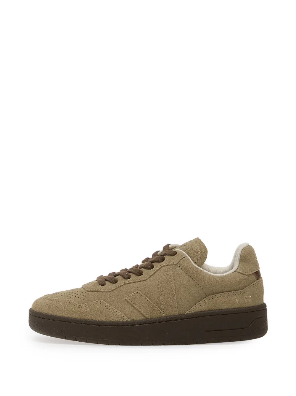 VEJA V-90 suede taupe eagle sneakers - Nude
