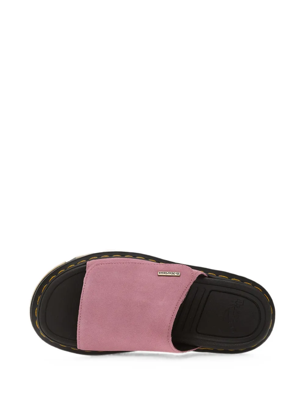 Dr Martens Zebzag touch-strap platform flat sandals Roze
