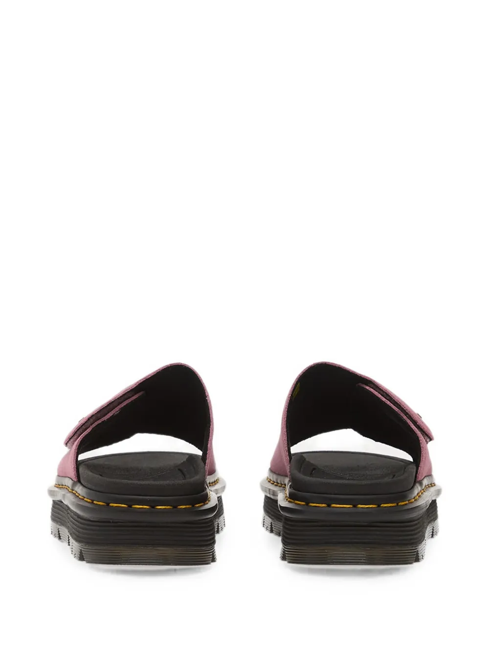 Dr Martens Zebzag touch-strap platform flat sandals Roze
