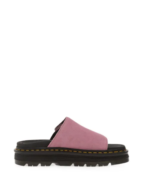 Dr. Martens Flache Zebzag Plateau-Sandalen mit Klettverschluss