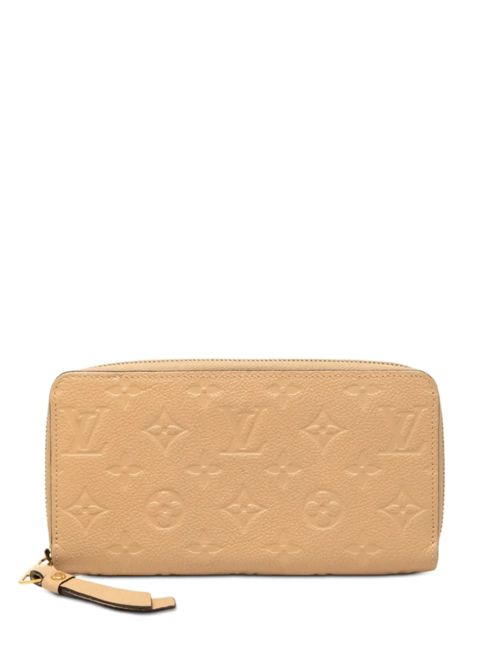 Louis Vuitton Pre-Owned 2015 Monogram Empreinte Zippy Wallet long wallets - Toni neutri