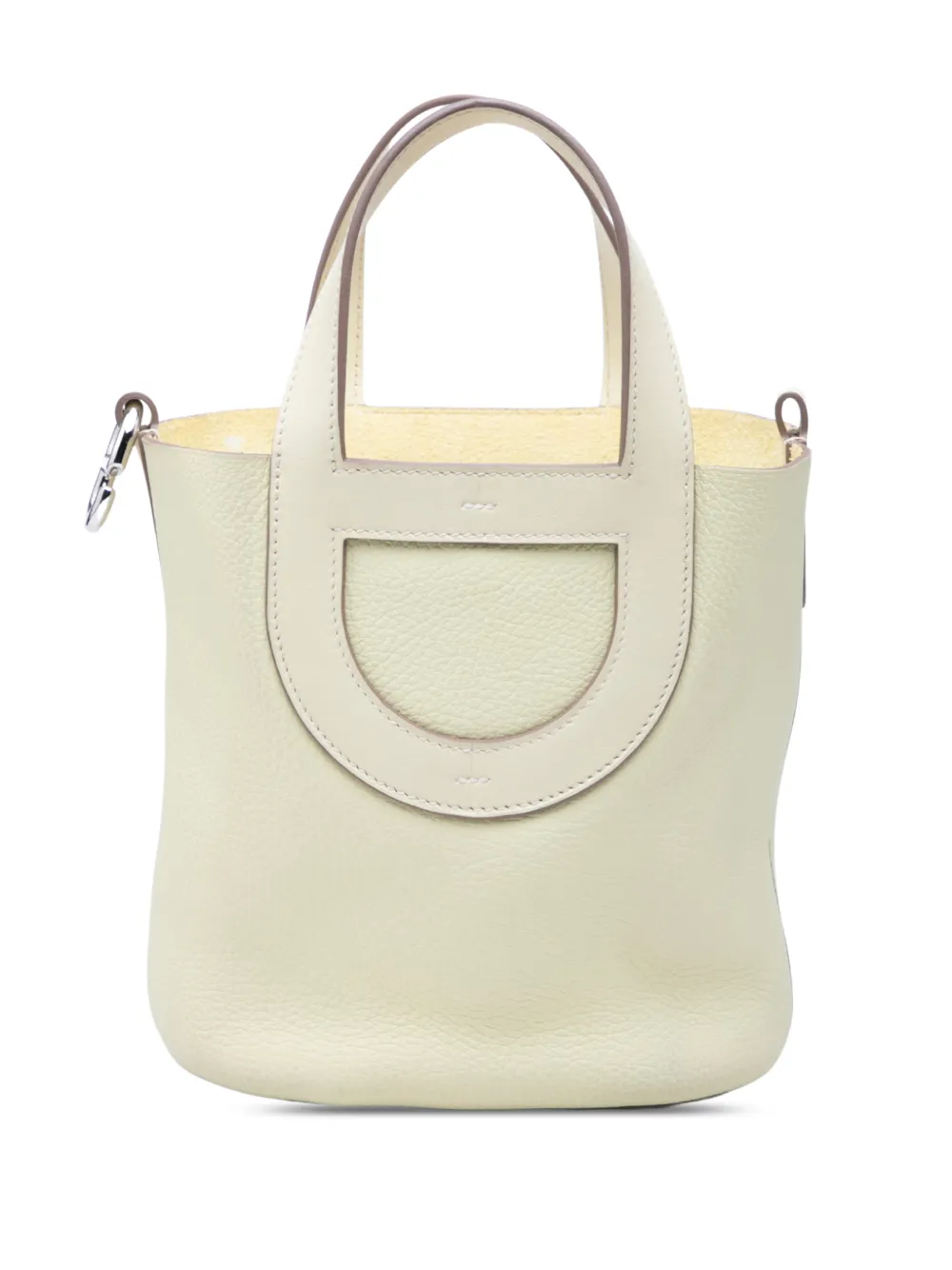 Hermès Pre-Owned 2024 Clemence and Swift In The Loop 18 handbag - Gelb