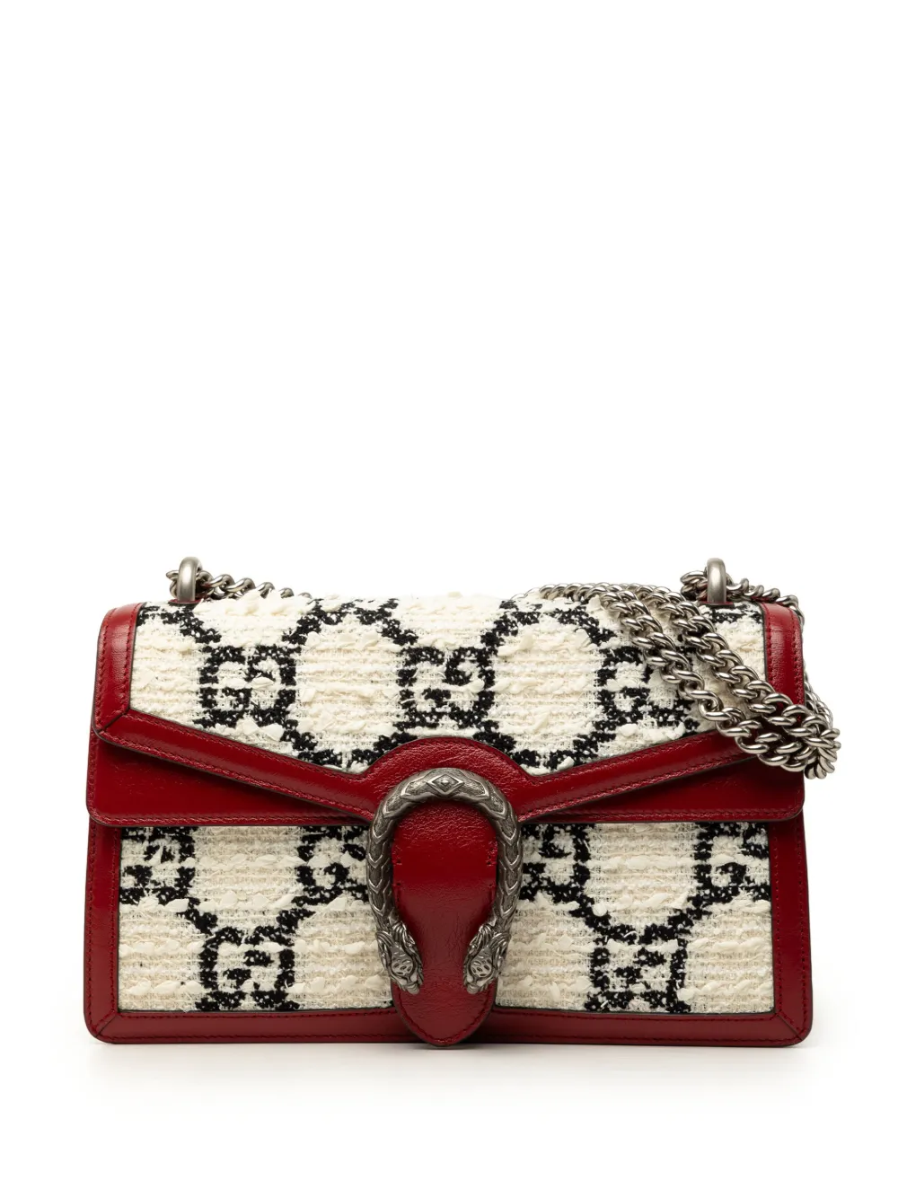 Gucci Pre-Owned 2000-2015 Medium GG Tweed Dionysus shoulder bag - Nude