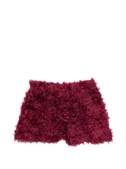 Douuod Kids textured frayed shorts