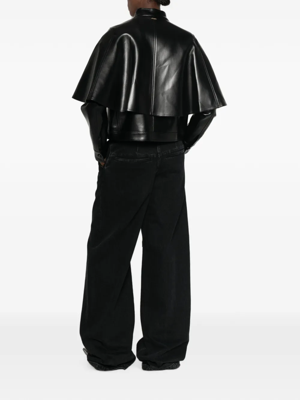TWINSET Jack met cape-stijl Zwart