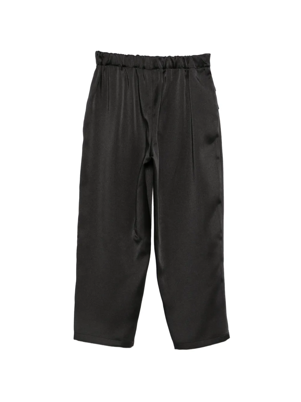 Douuod Kids bow-detail trousers Zwart