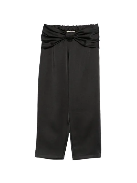 Douuod Kids bow-detail trousers