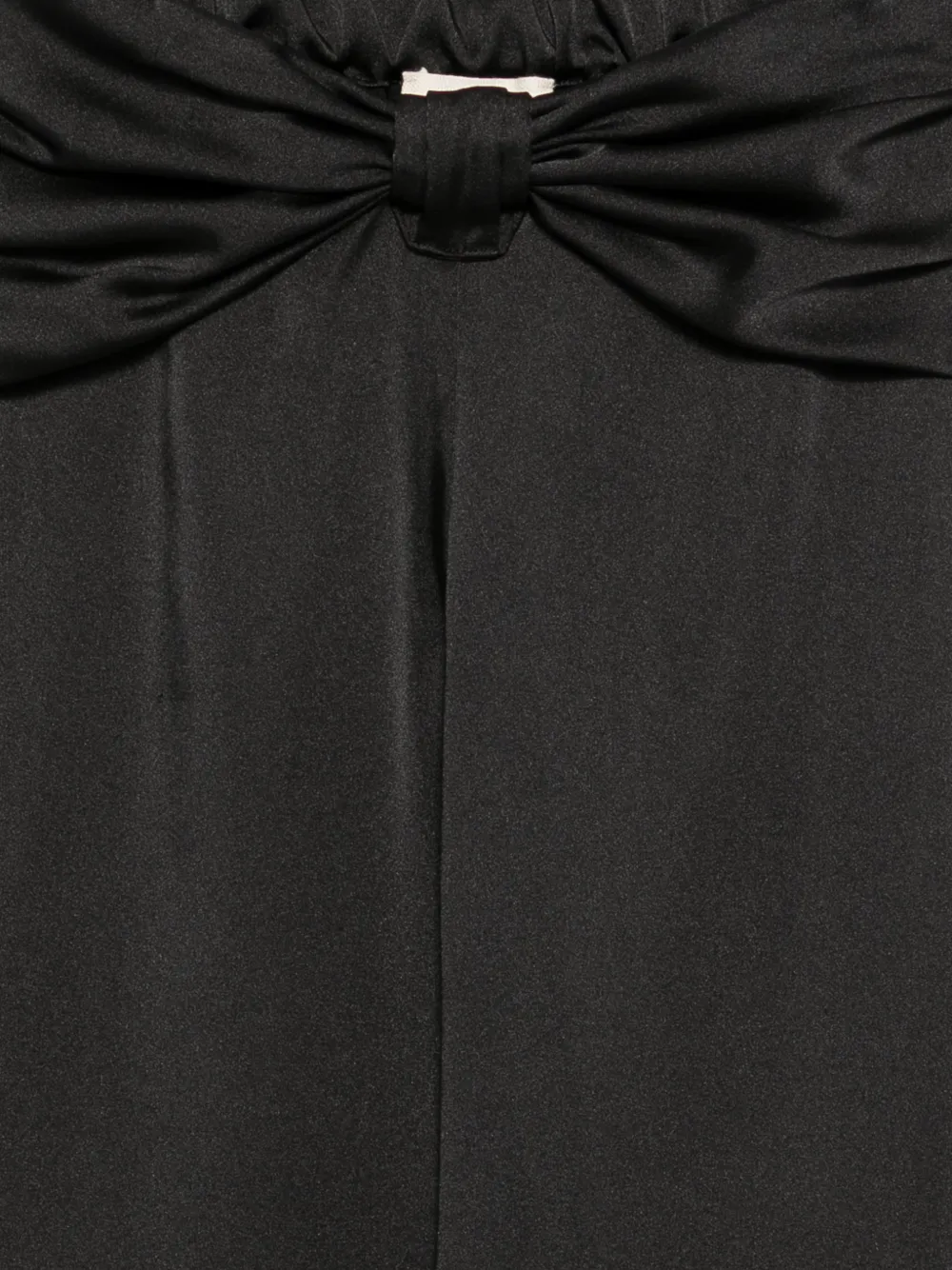 Douuod Kids bow-detail trousers Zwart