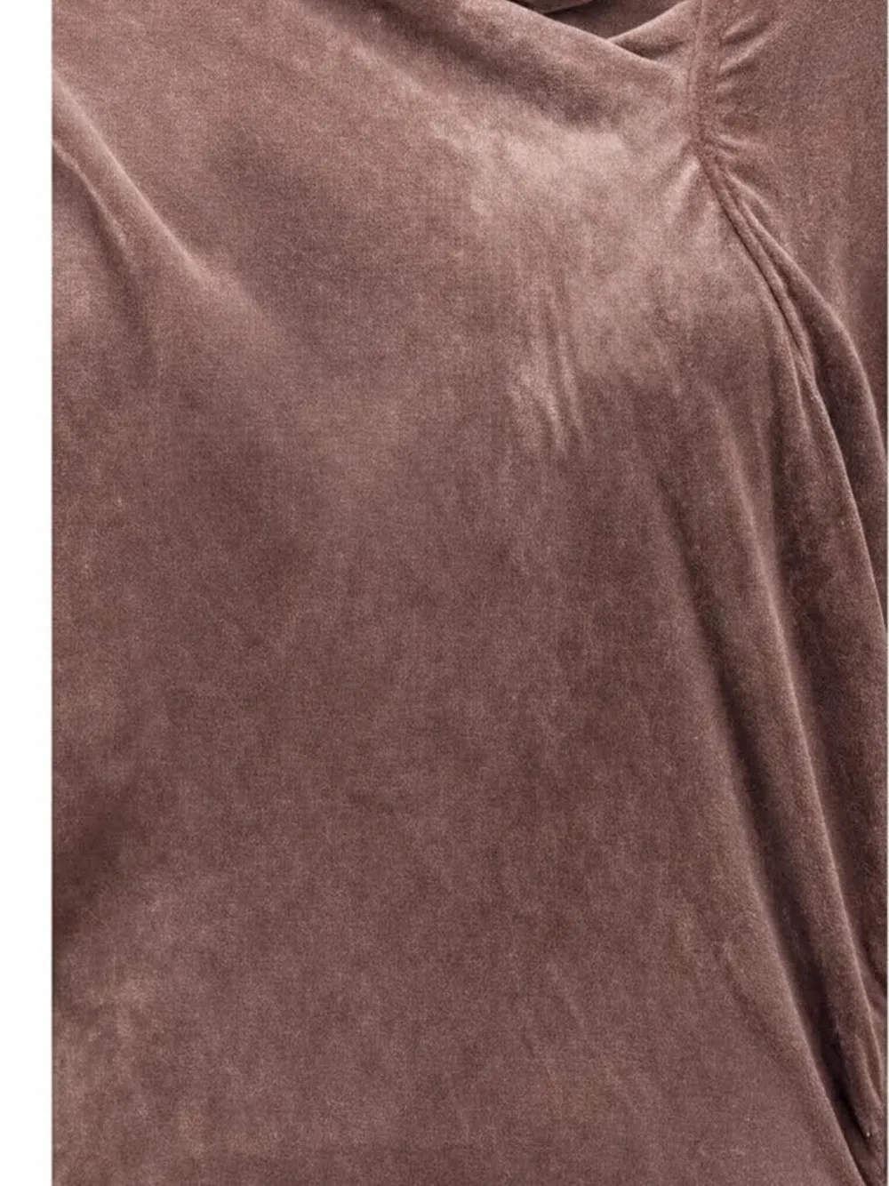Rick Owens Jurk met asymmetrische afwerking Bruin