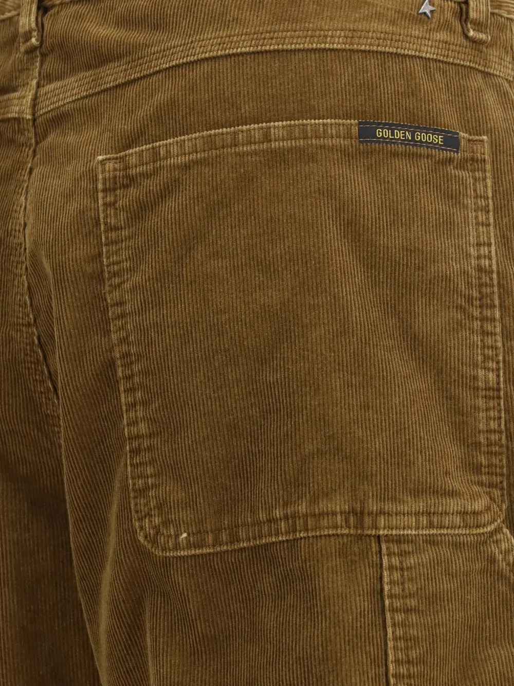 Golden Goose Journey ribfluwelen broek Bruin